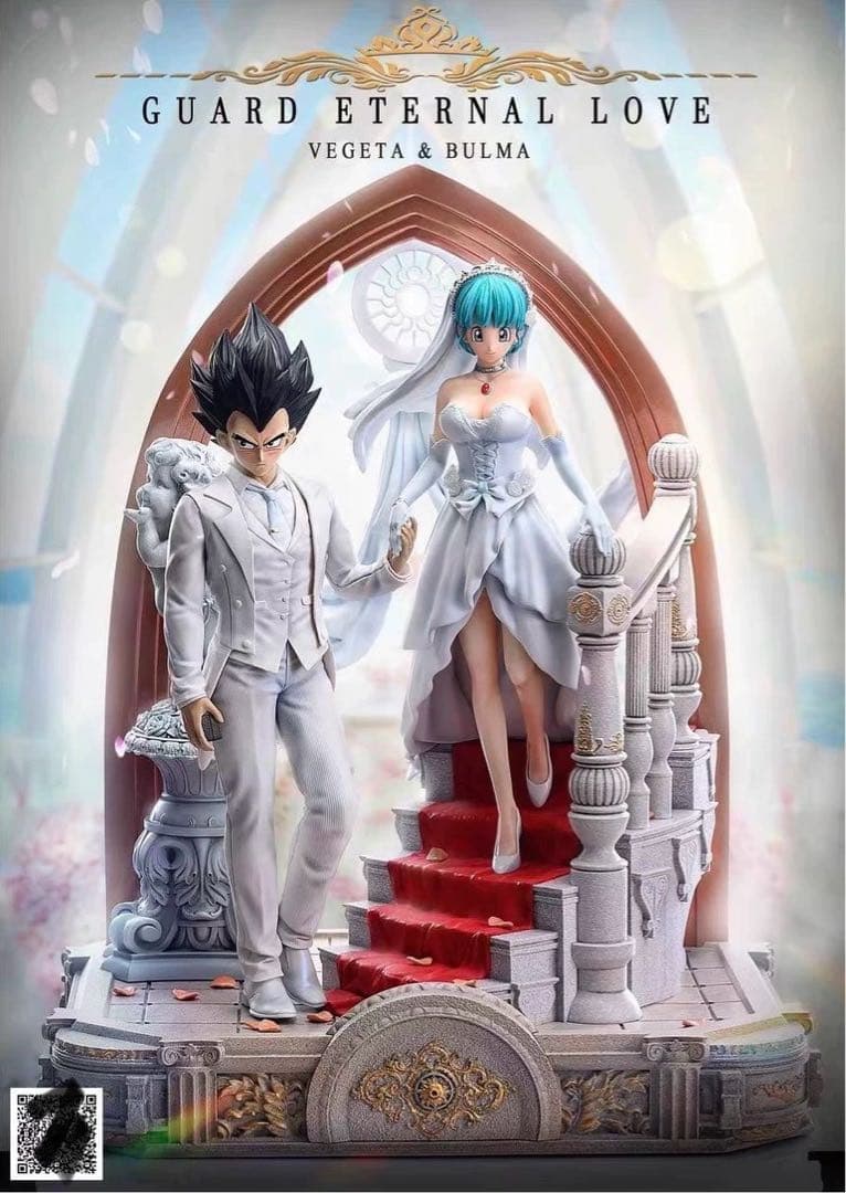 ベジータ＆ブルマ　結婚　ドラゴンボール　フィギュア　ガレージキット１／６スケール