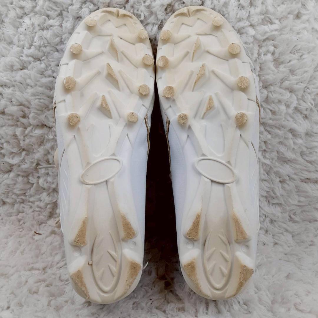 美品 26㎝相当◎TEMPEST テンペスト アメフト用スパイクシューズ 白