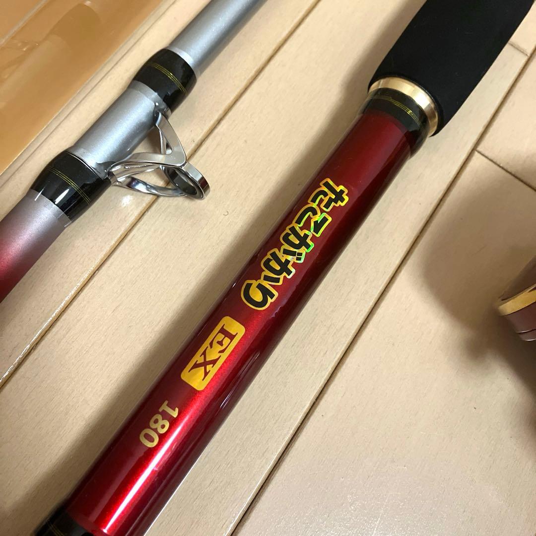タコ釣り　タコ専用ロッドとリールセット　タコエギング、タコテンヤ