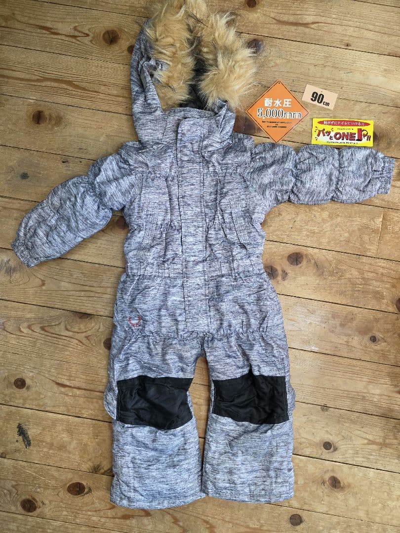 スノージャンプスーツ90cm スノーブーツ13-14cm BURTON 手袋2T