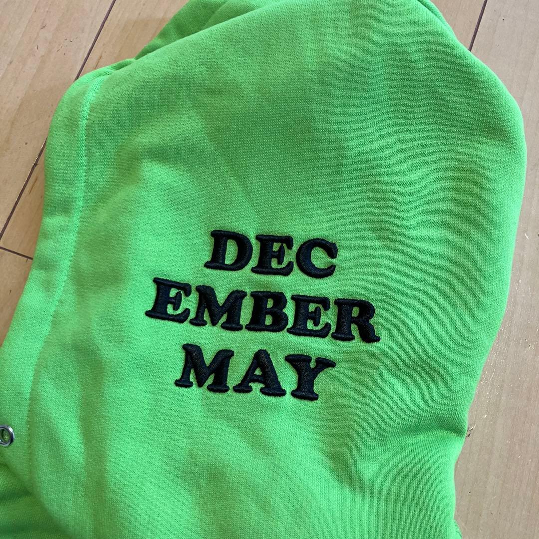 DECEMBERMAY ディセンバーメイ　パーカー　ユニセックス　グリーン　1