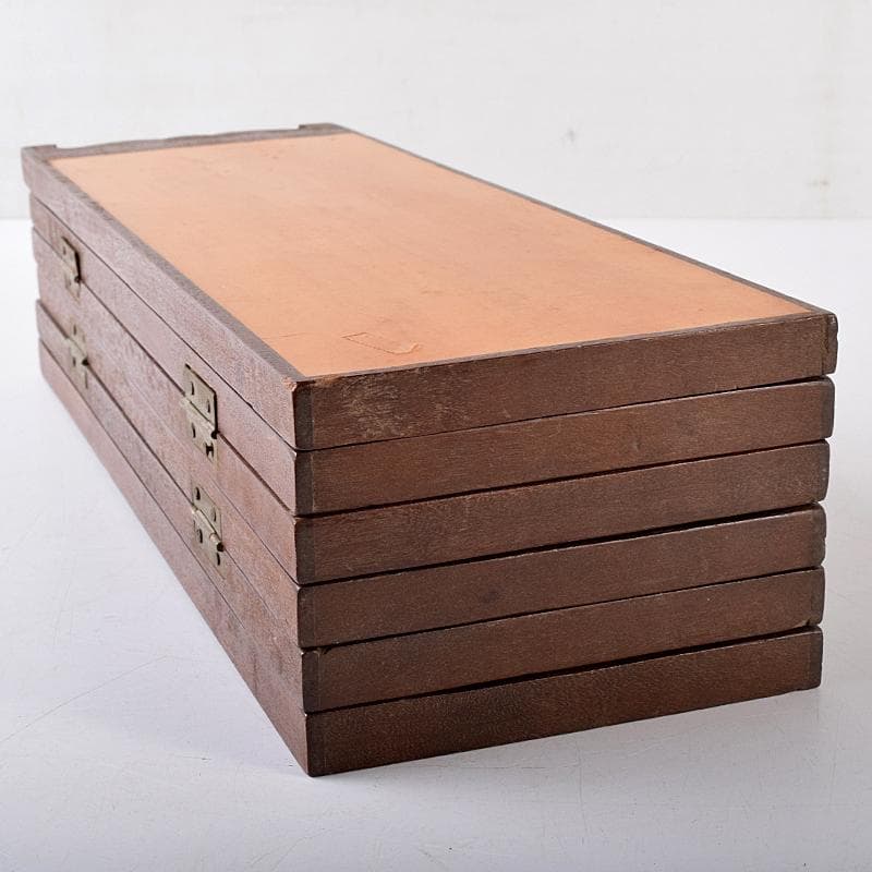 中国　彩色木彫　漢詩鹿虎獅子馬刻　屏風　衝立　D　R8122