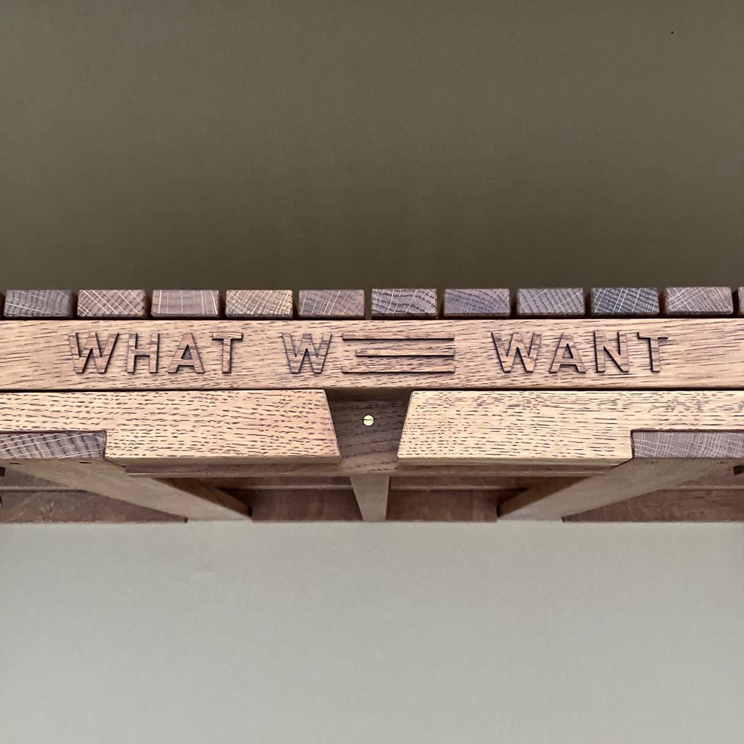 【新品】WWW_EXTENTIONTABLE OAK ナラ ケース付