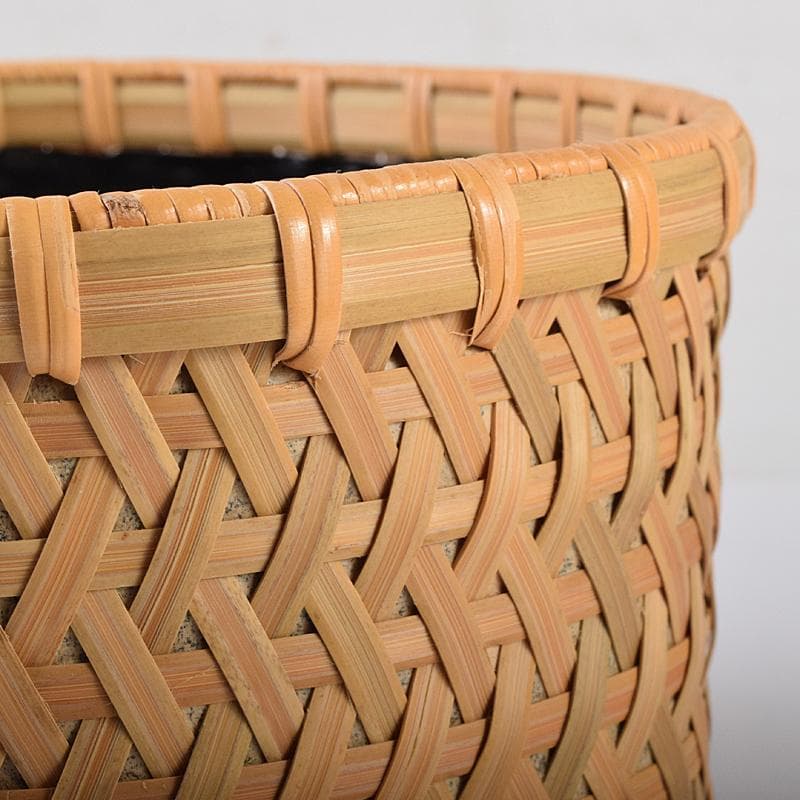 茶道具　長尾宗湖作　利休好　鱗形炭斗　堀内宗完(兼中斎)極め箱　V　R8844B