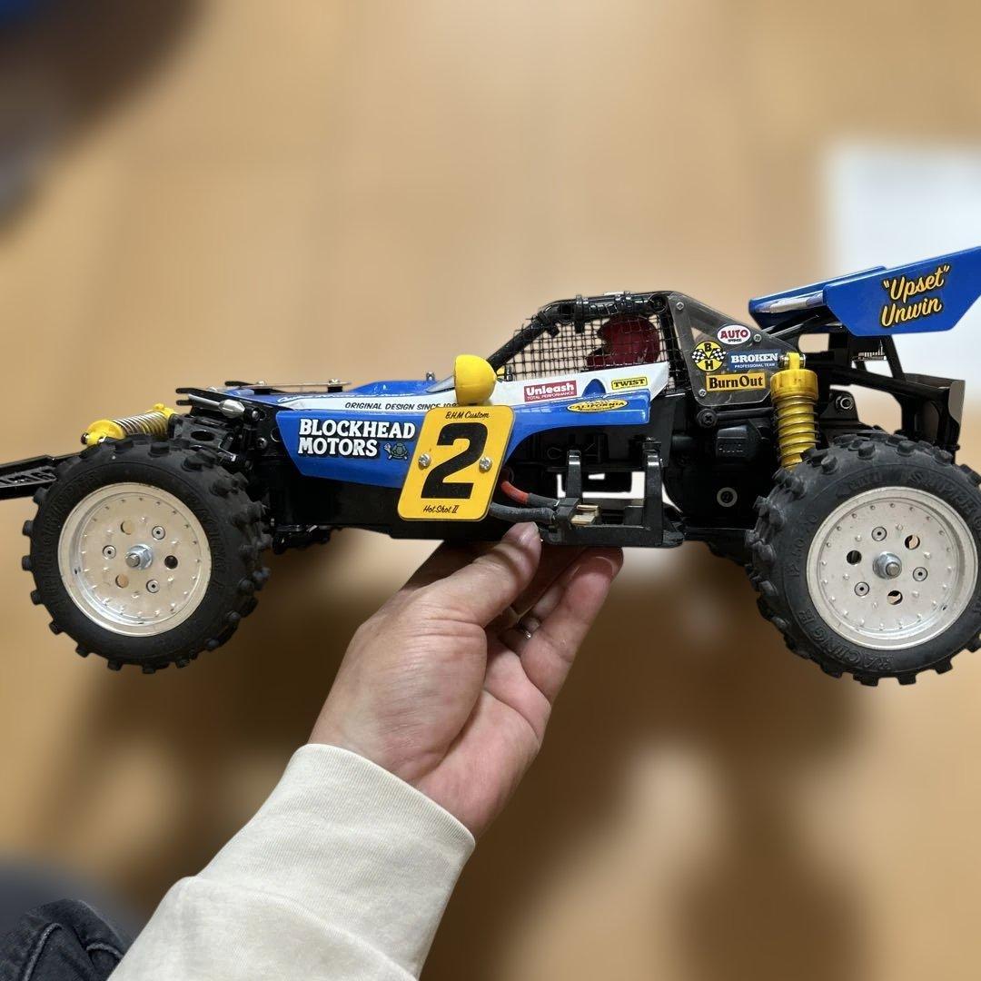 ホビーラジコン TAMIYA HOTSHOT II BLOCKHEAD MOTORS