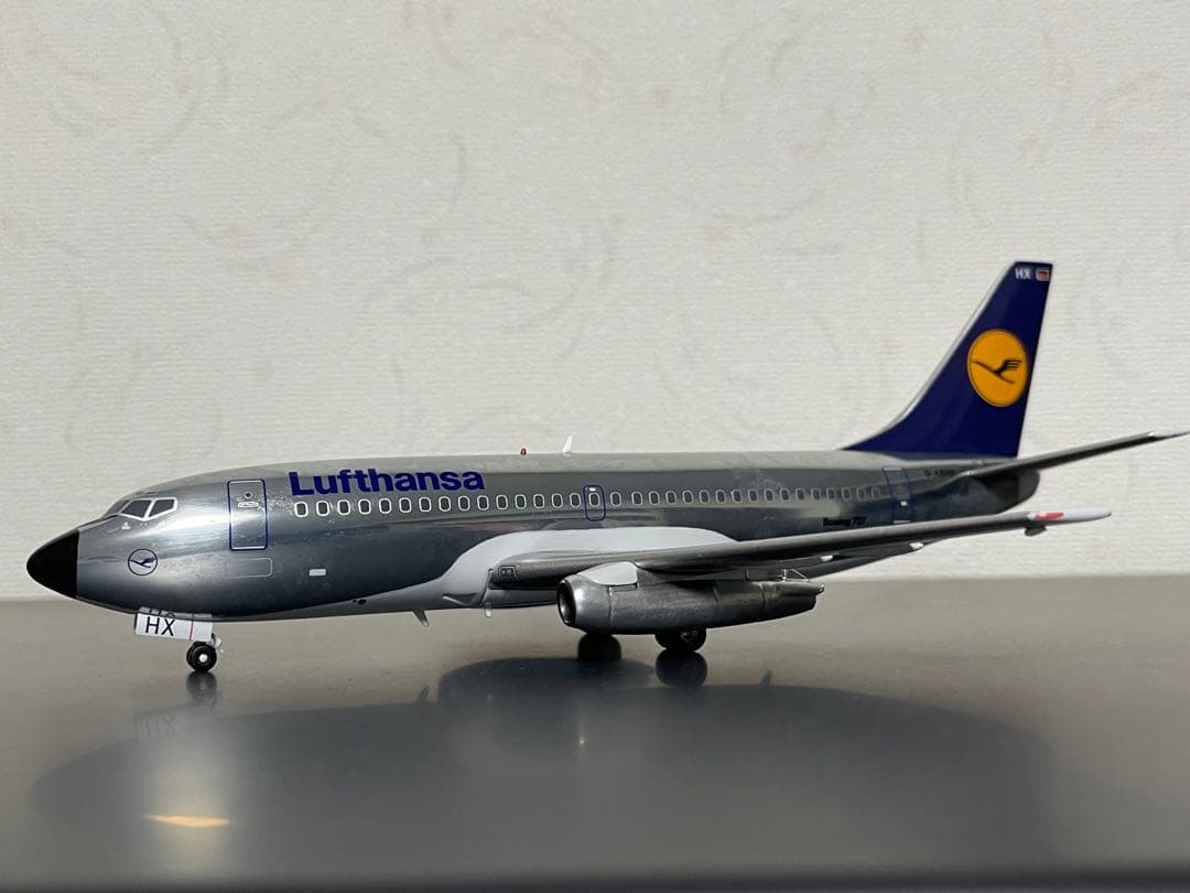 ルフトハンザ旅客機 B-737-200ポリッシュ仕上