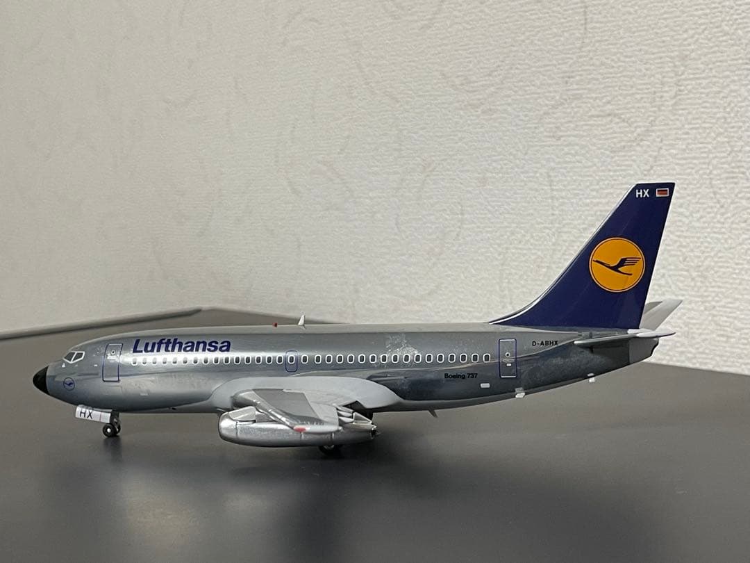 ルフトハンザ旅客機 B-737-200ポリッシュ仕上