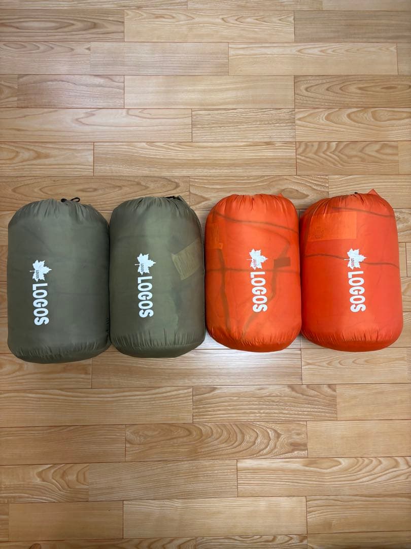 ロゴス LOGOS 2in1・丸洗い寝袋　×4