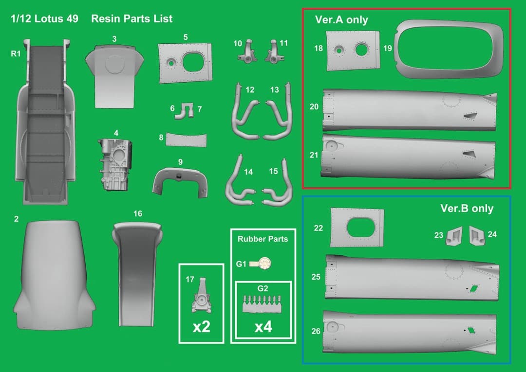 【りん(*˘︶˘*).*】1/12 MFH LOTUS 49
