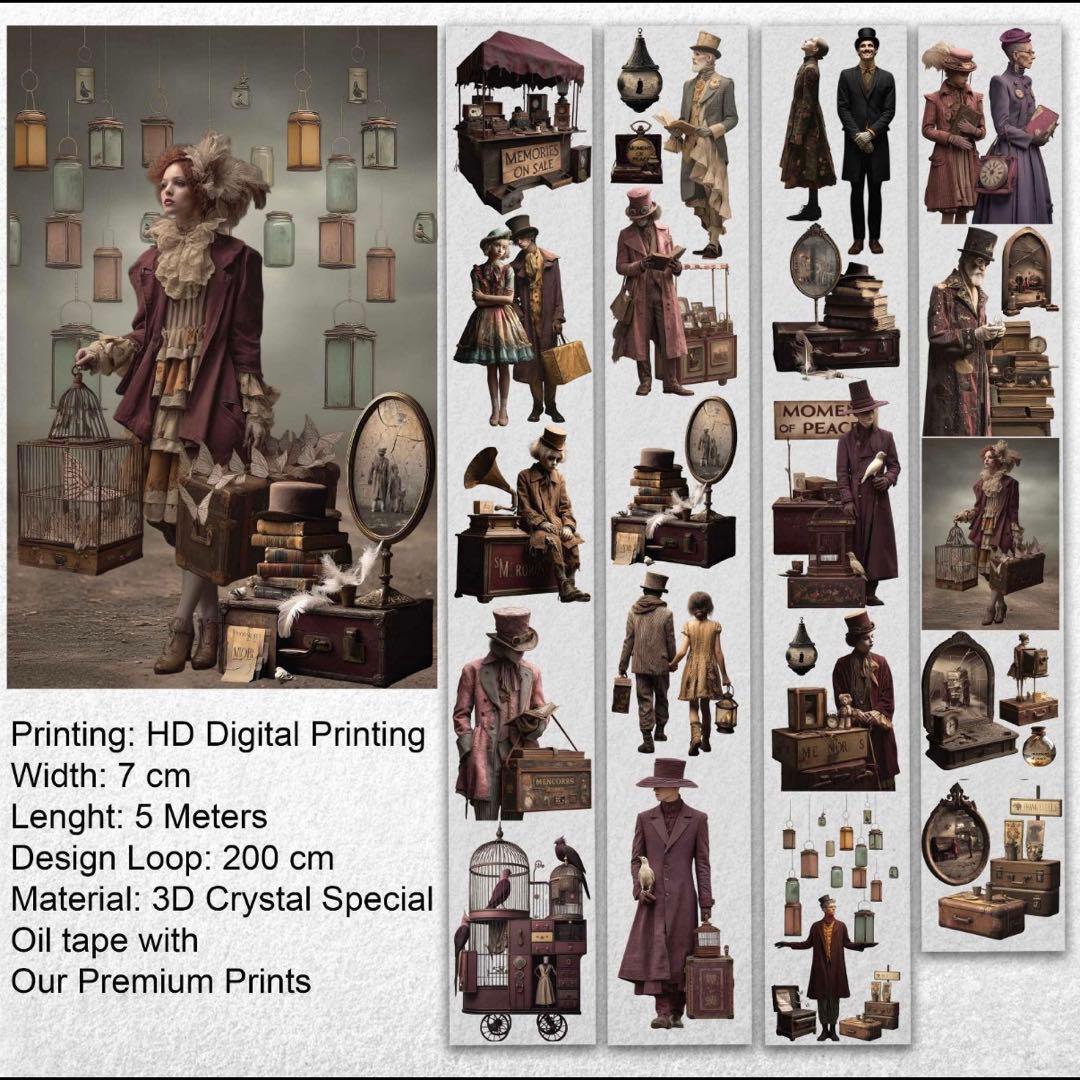 onwize 海外マスキングテープ　マステ 【2491】