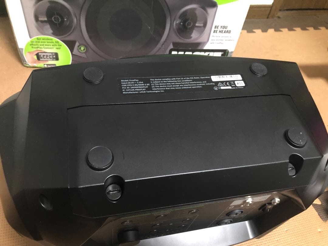 MACKIE FREE PLAY Personal PA マッキー 音響特機物