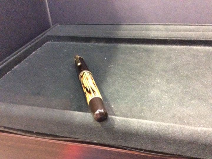 ペリカン万年筆スーべレーン茶縞M400. 1950年代