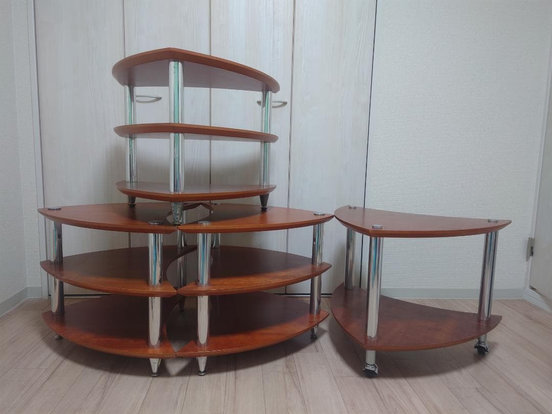 組合せ自由　ビンテージ　クアドラスパイア　オーディオ　ラック　棚　家具