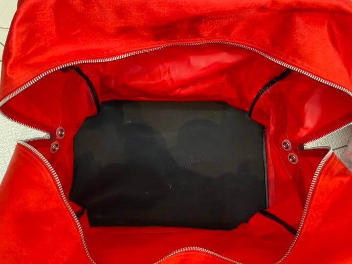 【使用1回のみ】シスモン　スキーバッグ　キャスター付　背負える　斜めがけ　赤　s