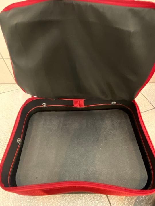 【使用1回のみ】シスモン　スキーバッグ　キャスター付　背負える　斜めがけ　赤　s