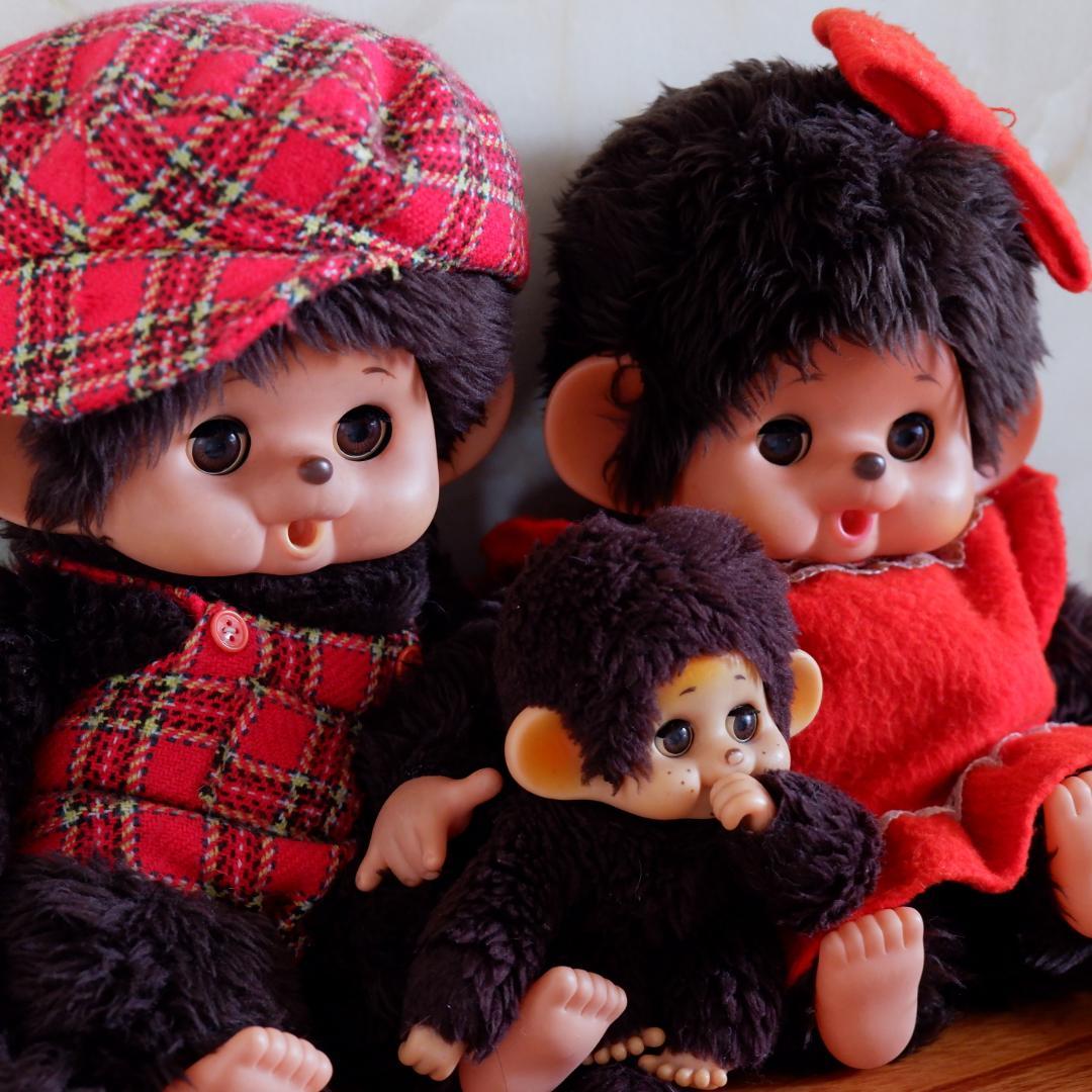 モンチッチ ダイスケちゃん 大型 スリープアイ 希少男女ペア＋まごころモンチッチ