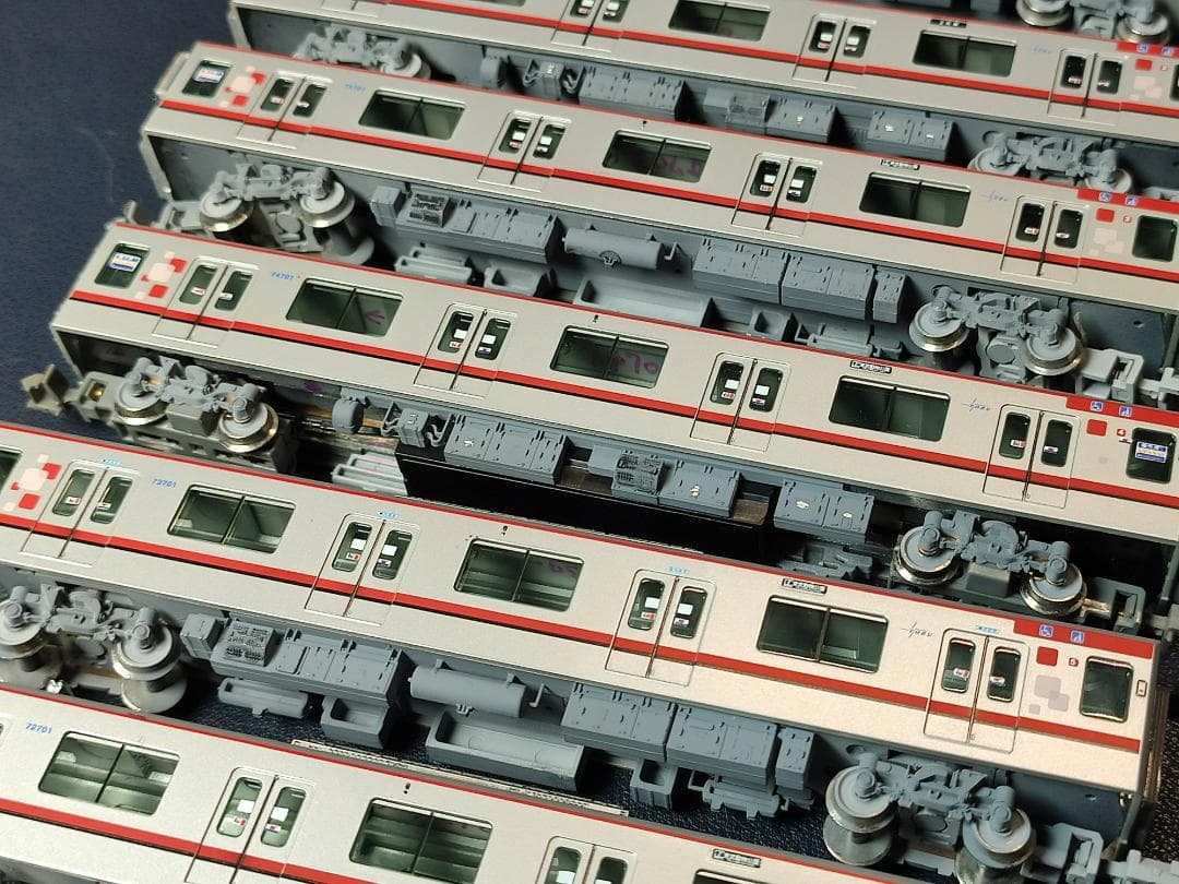 グリーンマックス　東武70000系　7両セット（30681/加工品）