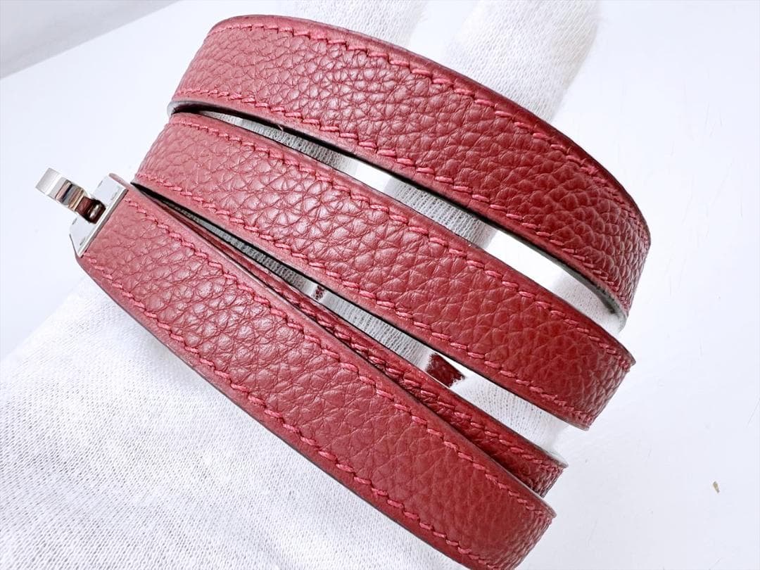 使用感なし　HERMES　エルメス　ケリー　ドッグリード　レザー　ペット　□I