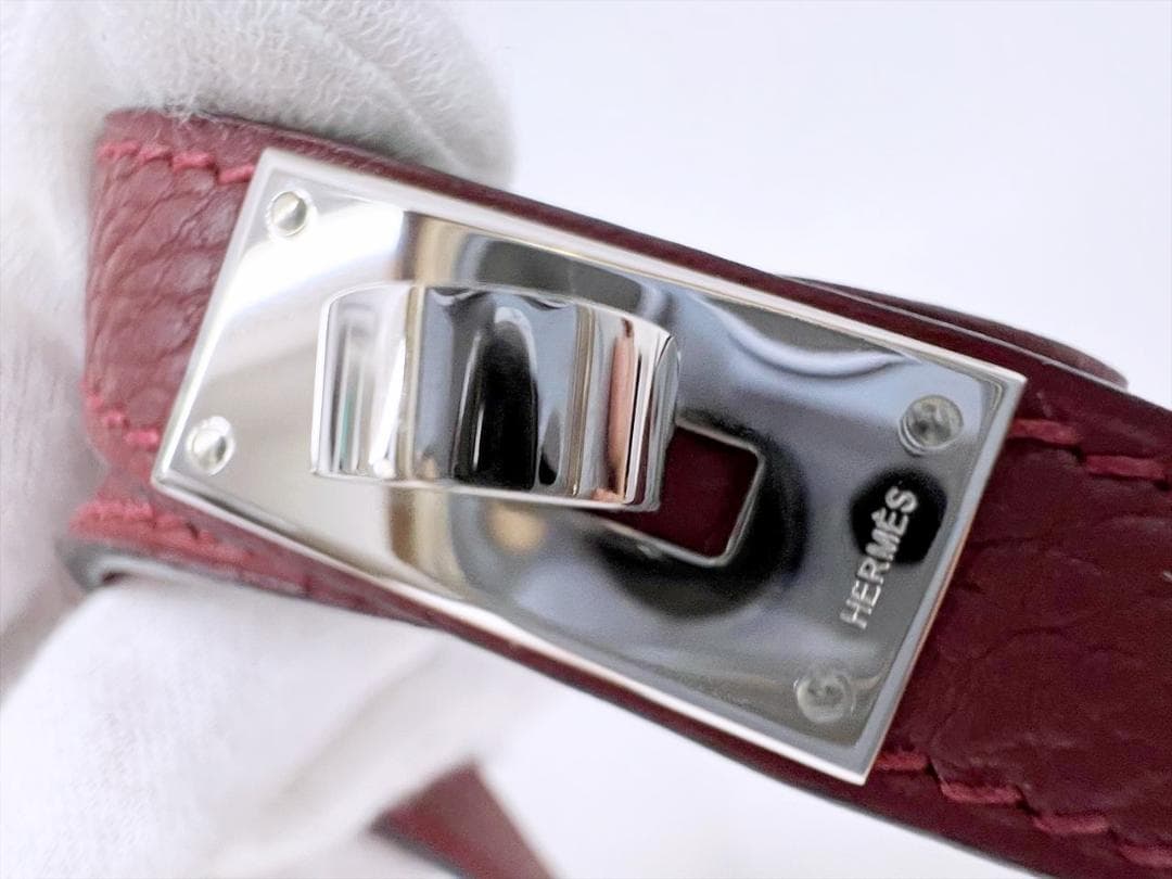 使用感なし　HERMES　エルメス　ケリー　ドッグリード　レザー　ペット　□I