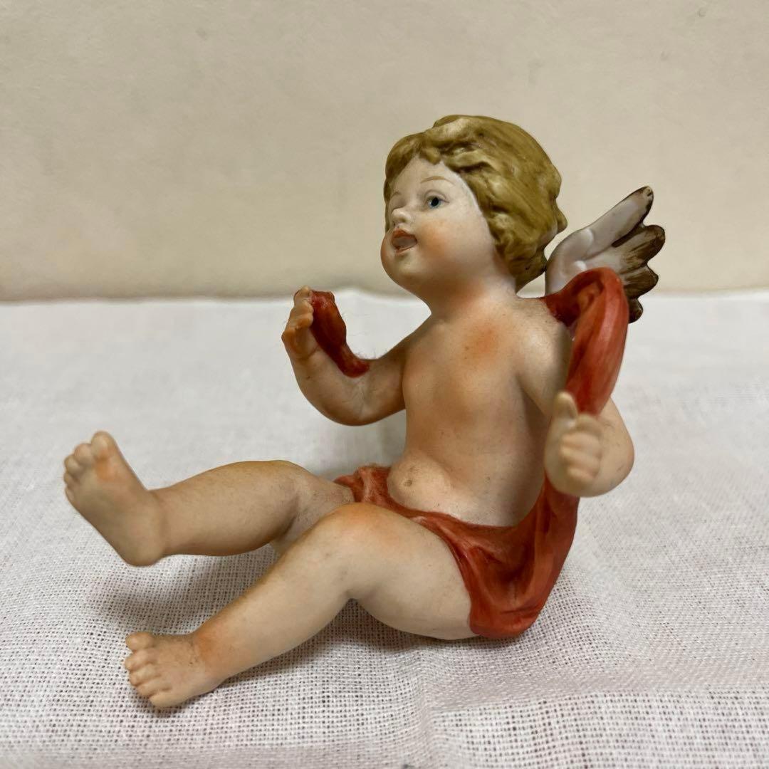 Lefton China 陶器 ヴィンテージ 天使 レフトン 社製 2体セット