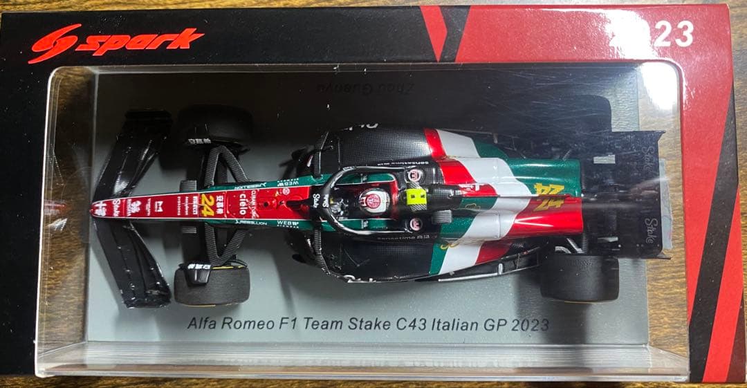 最終値下げ spark 1/43 zhouguanyu 周冠宇C43