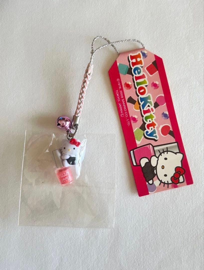 【超レア】ハローキティ サンリオ 2009年 お仕事シリーズ ネイリスト 根付け
