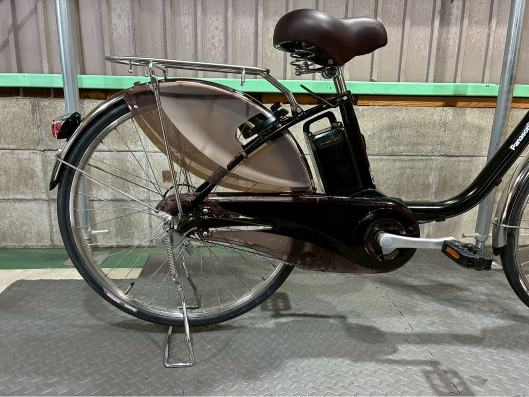№8676 電動自転車パナソニック　ビビDX 24インチ ブラック　✨美品✨