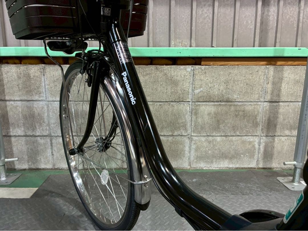 №8676 電動自転車パナソニック　ビビDX 24インチ ブラック　✨美品✨