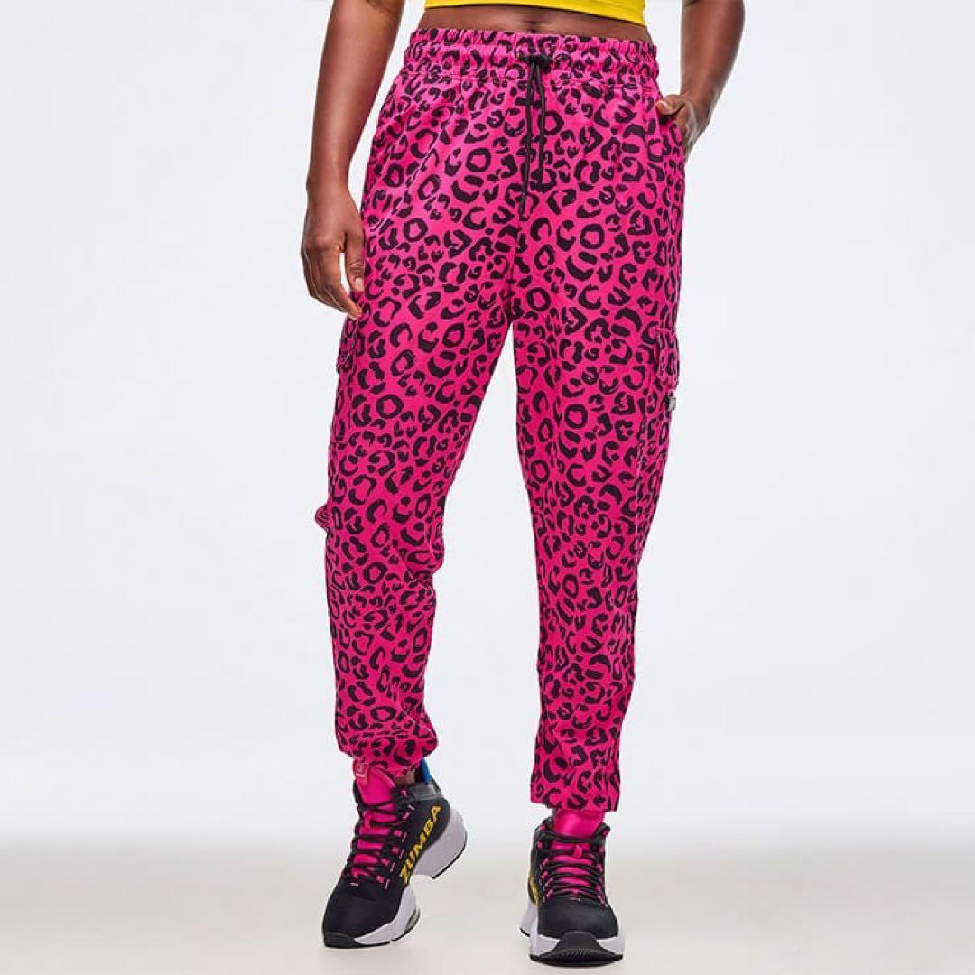 新品　正規品　ズンバ　X S ヒョウ柄　ピンク　パンツ