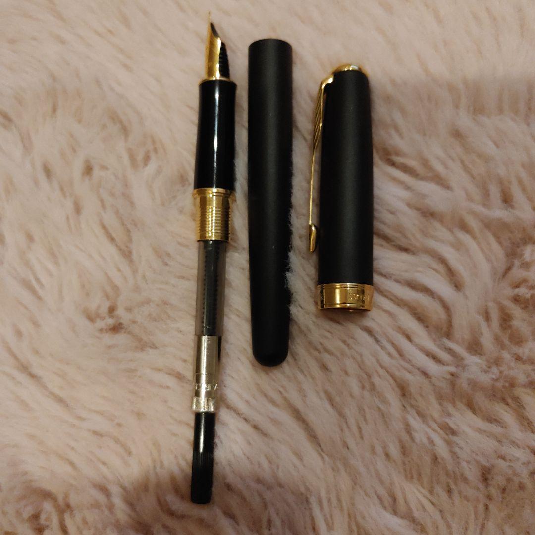 ソネット マットブラックGT 万年筆 F
