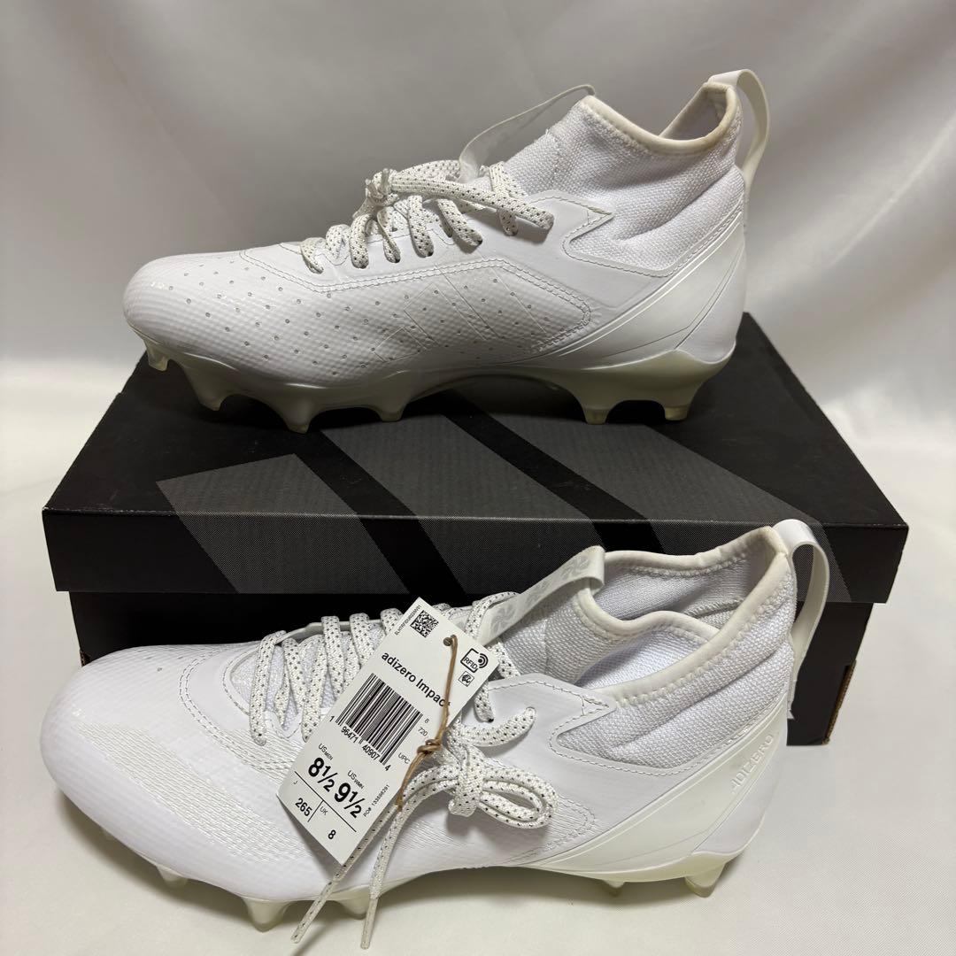 訳あり特価　Adizero Impact Cleats　WHT　26.5㎝　V