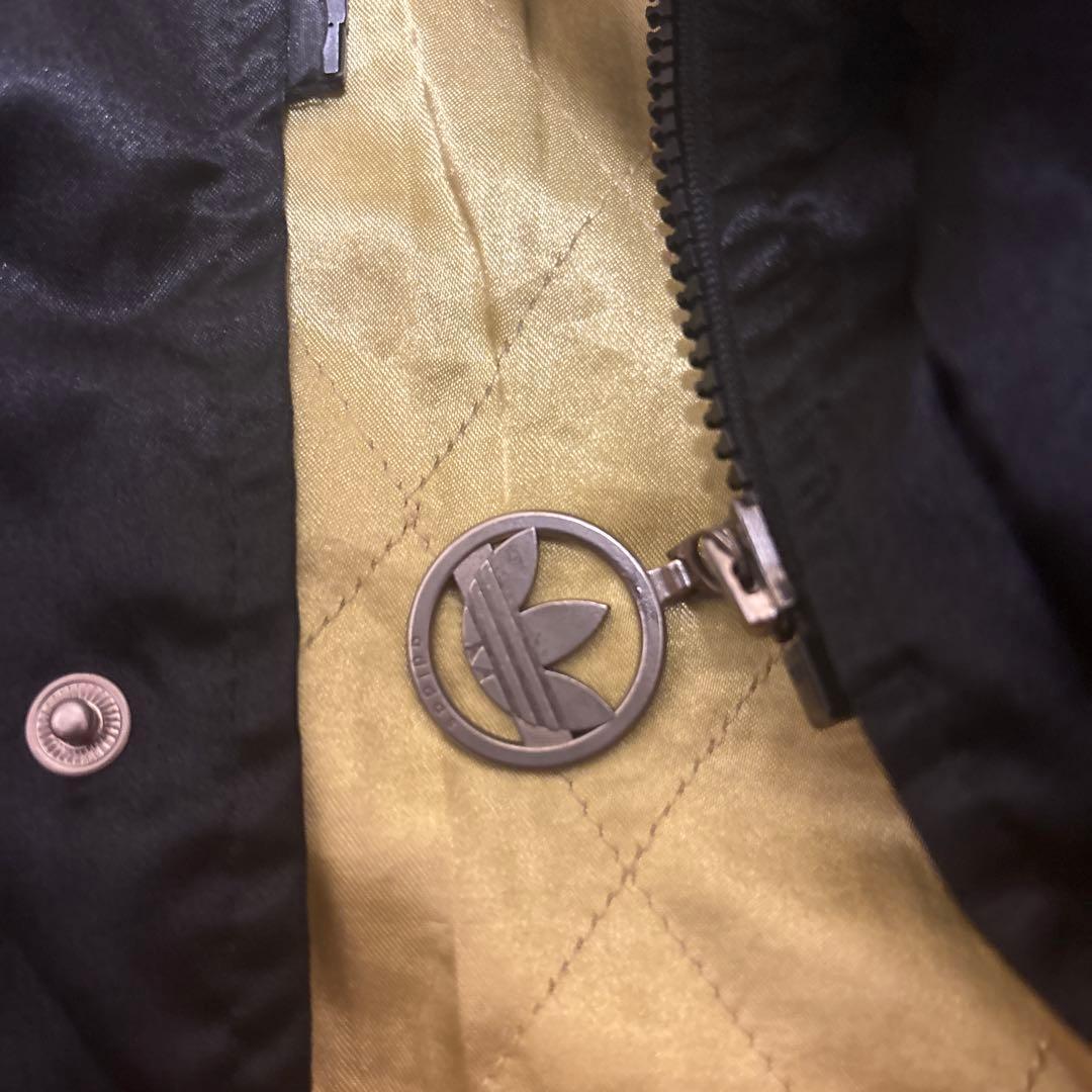 adidas デサント　ベンチコート　ビックロゴ　XL相当　良品