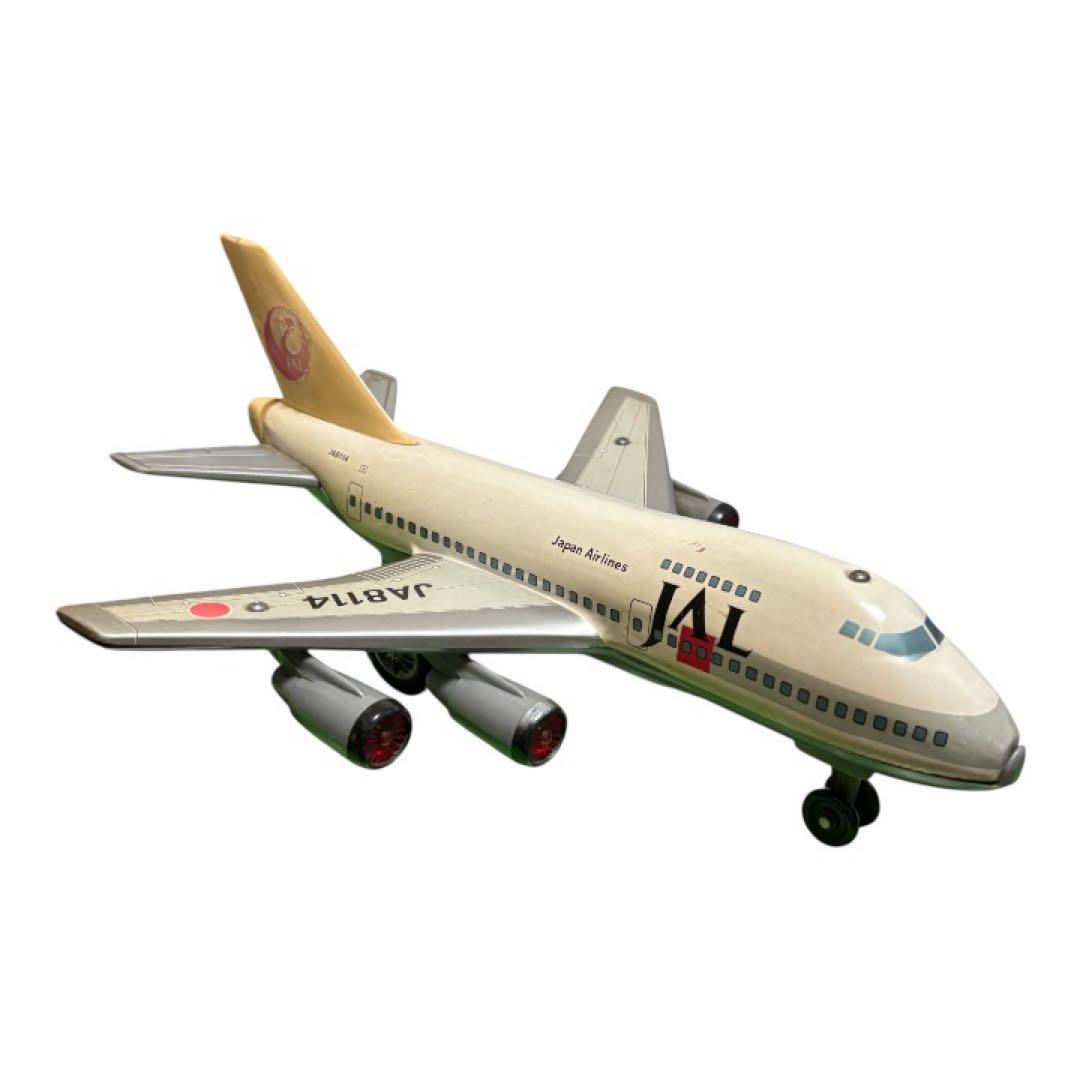 イチコー 日本航空 ジャンボジェット 747 JAL 金属玩具 ブリキ
