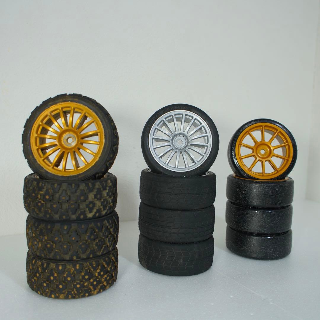 タミヤ　XV01シャーシ　オプションパーツ使用　ほぼ1台分の交換部品も付属！