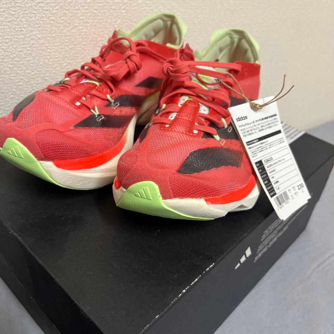 アディゼロアディオスプロ3 23.0cm 箱、タグ付き