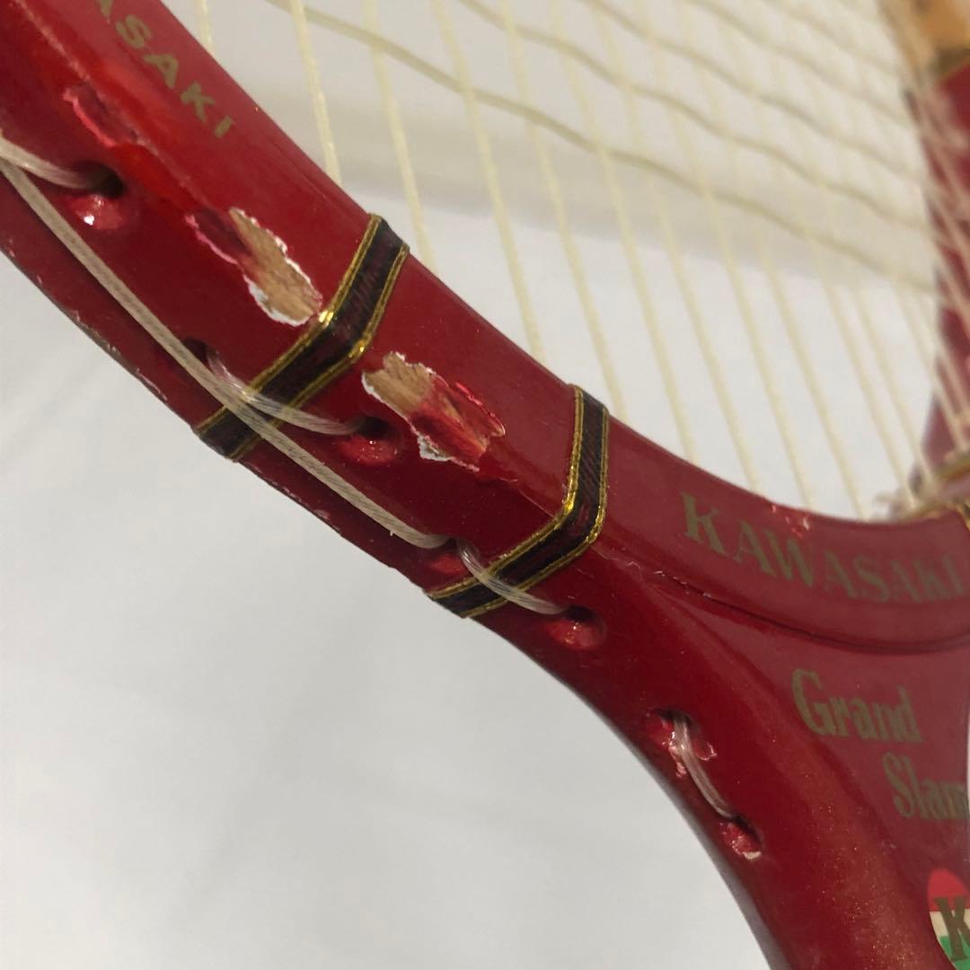 送料込★良品★ビンテージ バドミントンラケット YONEX KAWASAKI