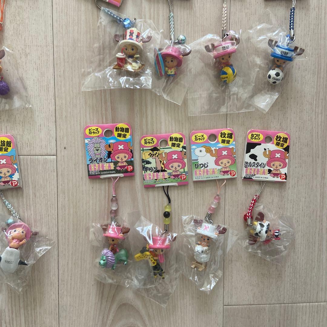 大量◎ワンピース　ご当地チョッパー　ねつけ　限定　ストラップ　根付け　レア
