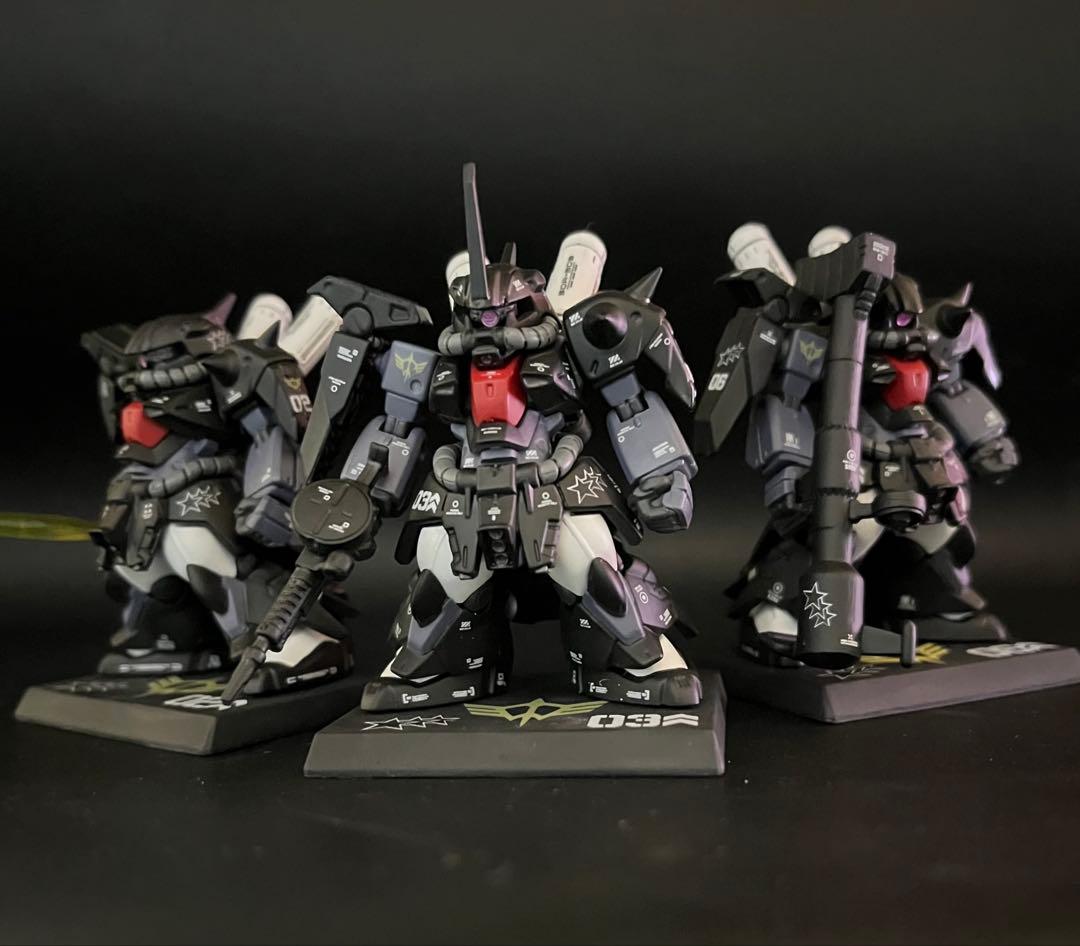 ガンダムコンバージ　黒い三連星　ザクⅢ改