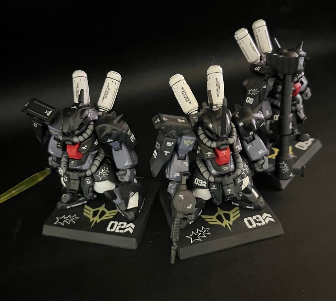 ガンダムコンバージ　黒い三連星　ザクⅢ改