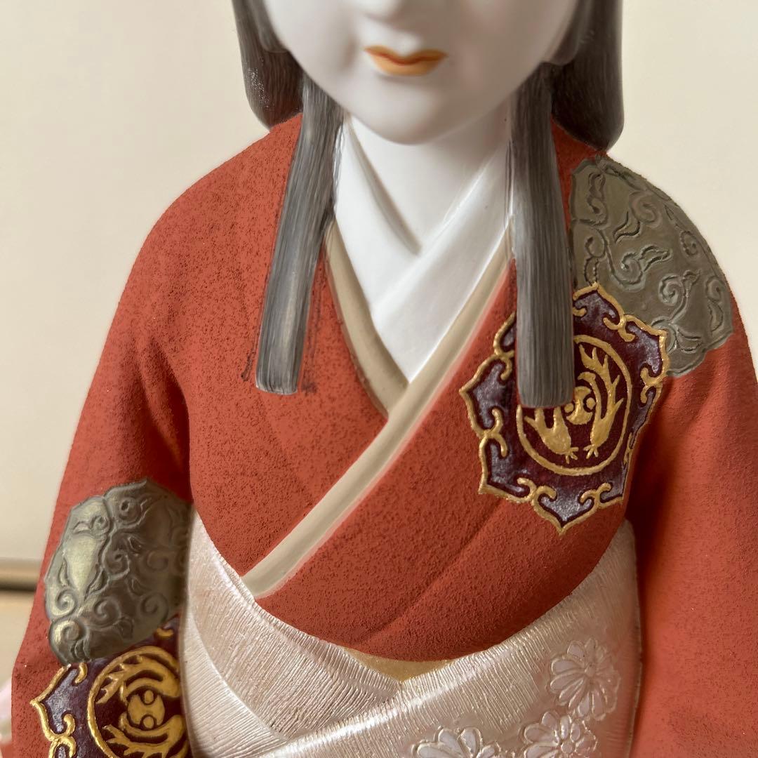 人間国宝 無形文化財保持者 宗田源造作 博多人形 青締★直接お取引限定おまけ付き