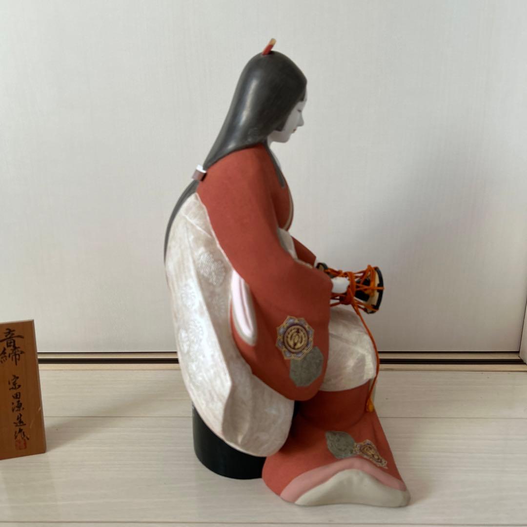 人間国宝 無形文化財保持者 宗田源造作 博多人形 青締★直接お取引限定おまけ付き