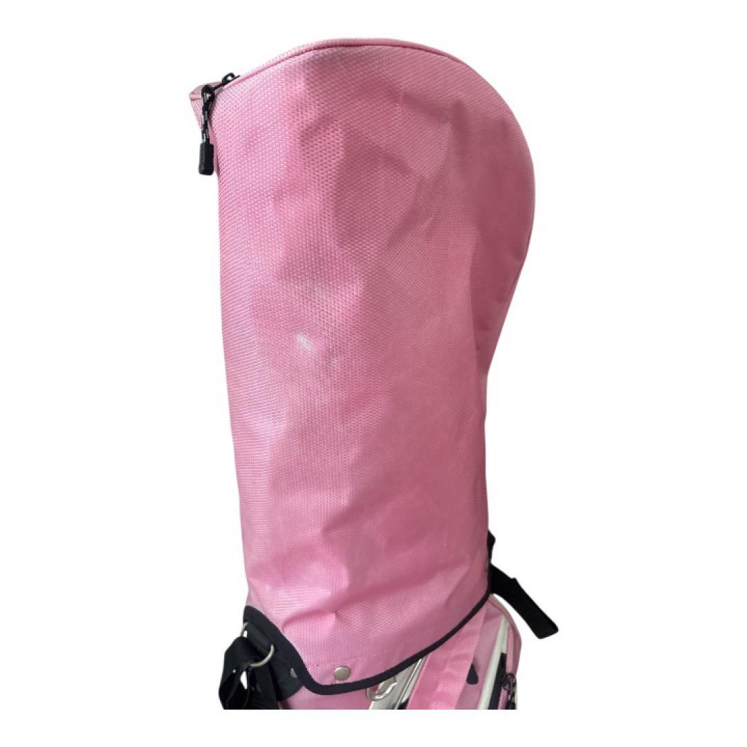 パーリーゲイツ スタンド キャディ バッグ ピンク 軽量 7分割