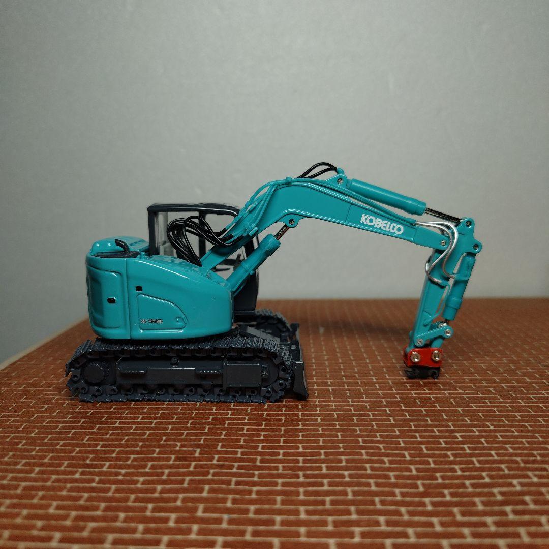 コベルコ建機SK75SR クイックヒッチ バケット4点 KOBELCO 1/50
