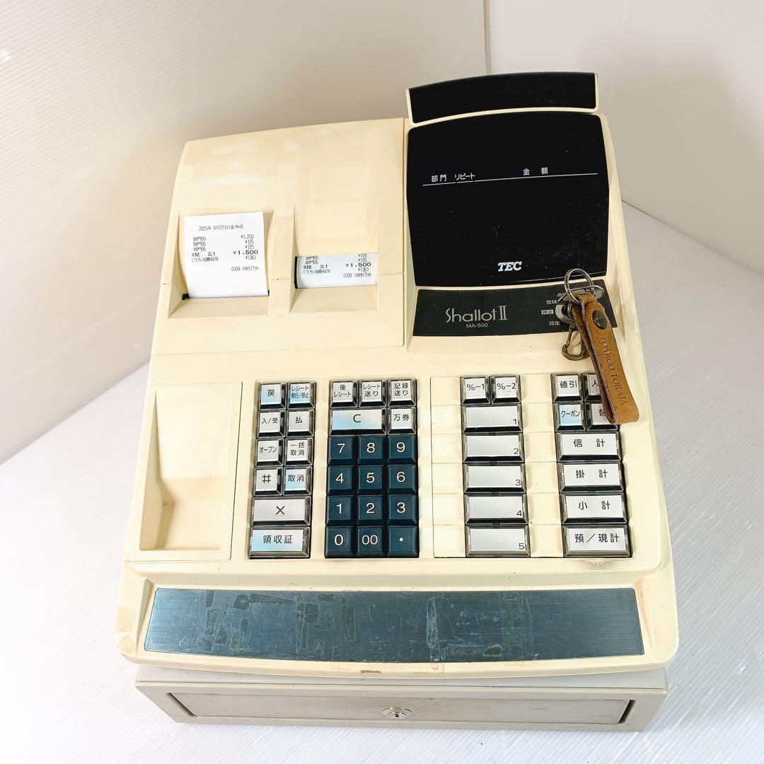 ロ*ト様 TECレジスター MA-500 Sキー１つ付き 動作品
