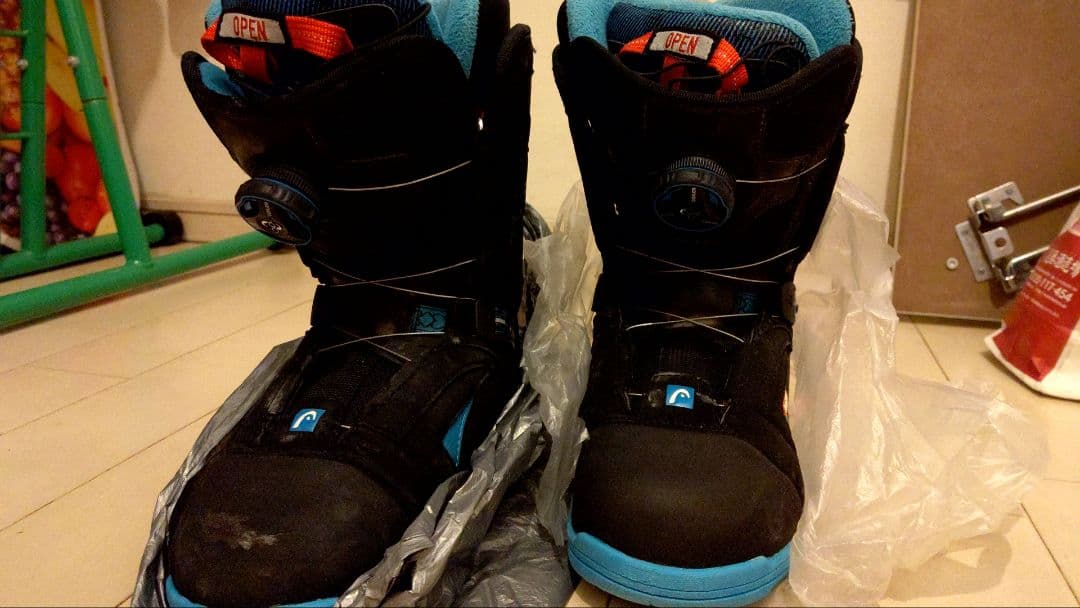 head スノーボードブーツ レディース サイズ23cm 黒/青 BoAダイヤル