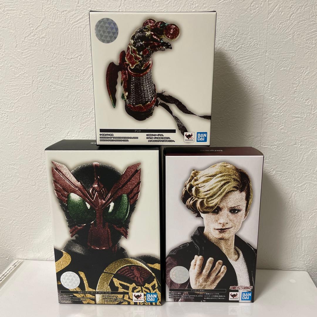 真骨彫製法　フィギュアーツ　仮面ライダーオーズ　　タトバコンボ　アンク　セット