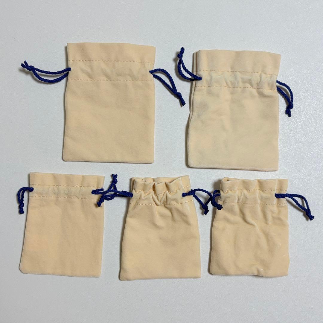 美品　ルイヴィトン　アクセサリー用保存袋　巾着袋　10枚セット　ベロア