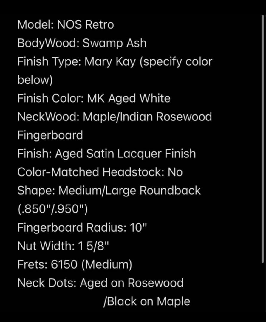 ギター don grosh NOS Retro Mary Kay S-S-S