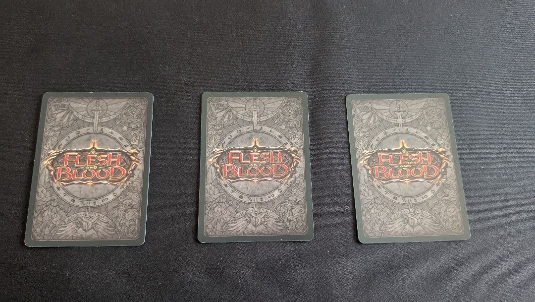 Flesh and Blood 溢れ出る威厳 3枚セット