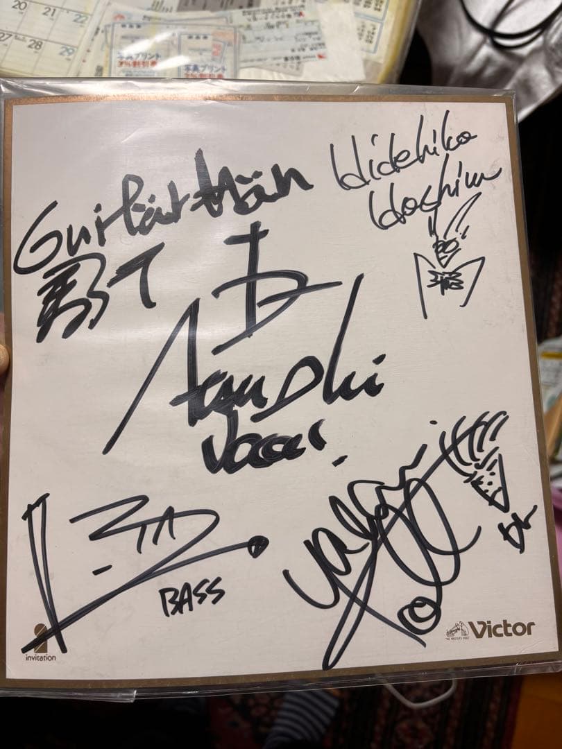 【美品】BUCK-TICK サイン色紙